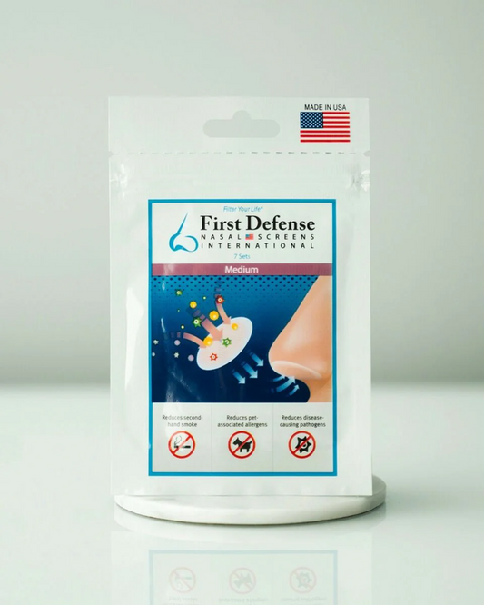 Nosní filtry — First Defense Nasal Screens - Měsíční aplikace - 28ks
