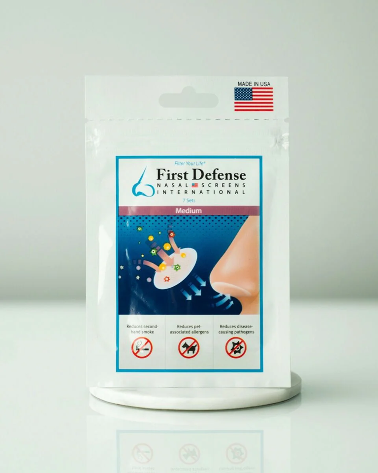 Nosní filtry — First Defense Nasal Screens - Tří měsíční aplikace - 84ks